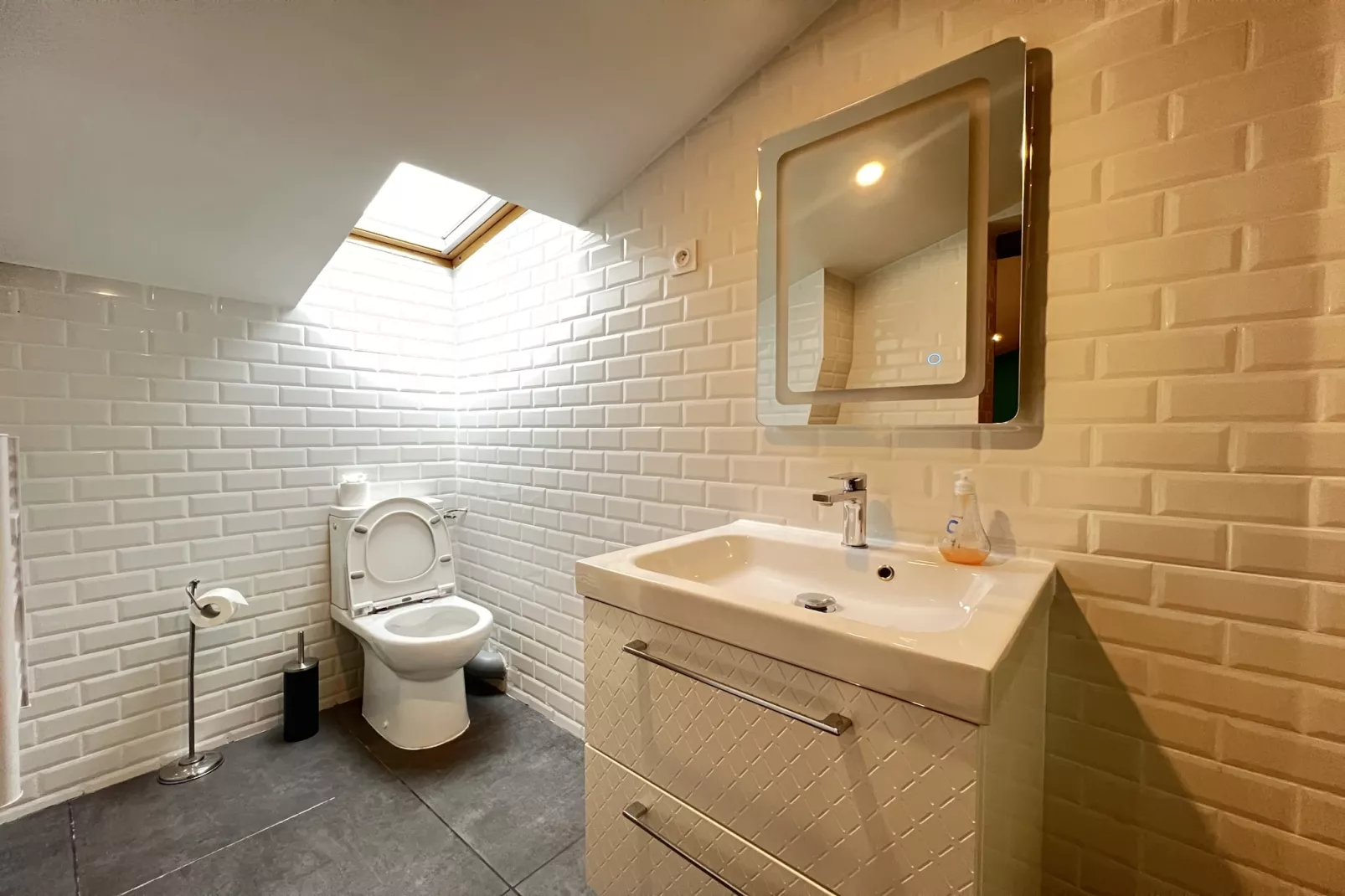 Le Puits-Clos : T2 sous les toits proche Capitole-Badkamer