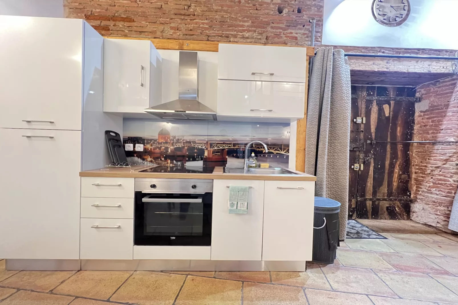 La Romance - Loft Ancien au coeur de Toulouse-Keuken