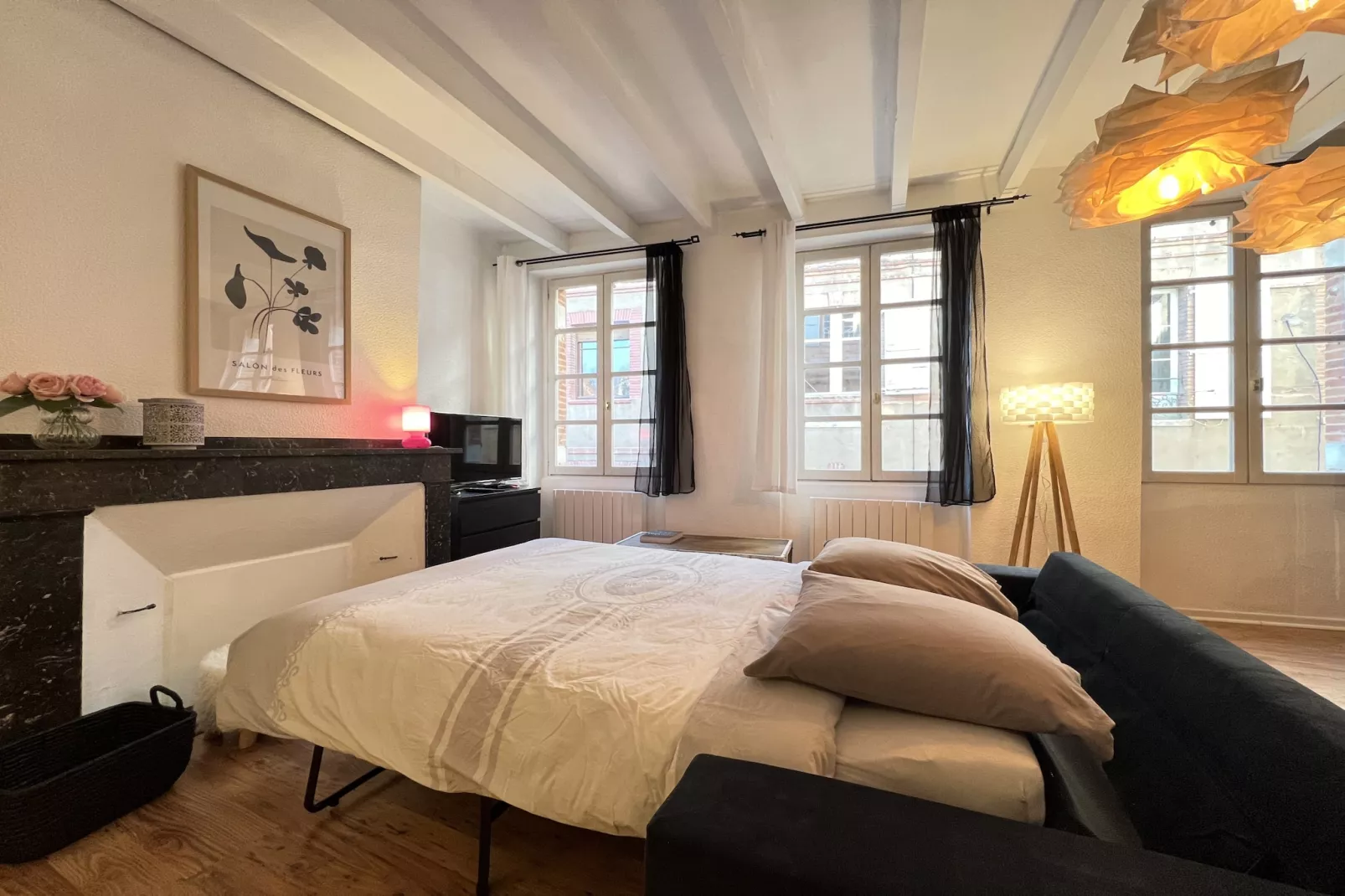 Le Vogue -6p- Le charme Toulousain en Hypercentre-Slaapkamer