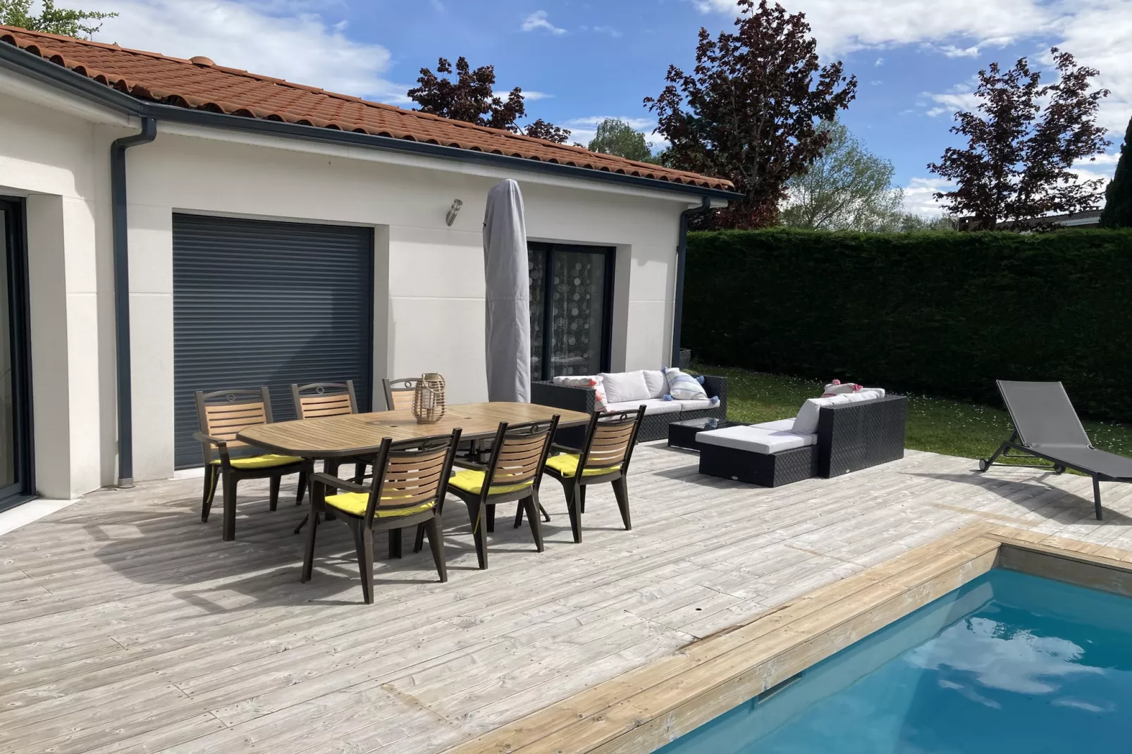 Le Coteau - 8p - Maison Familiale - Piscine/Jardin-Zwembad