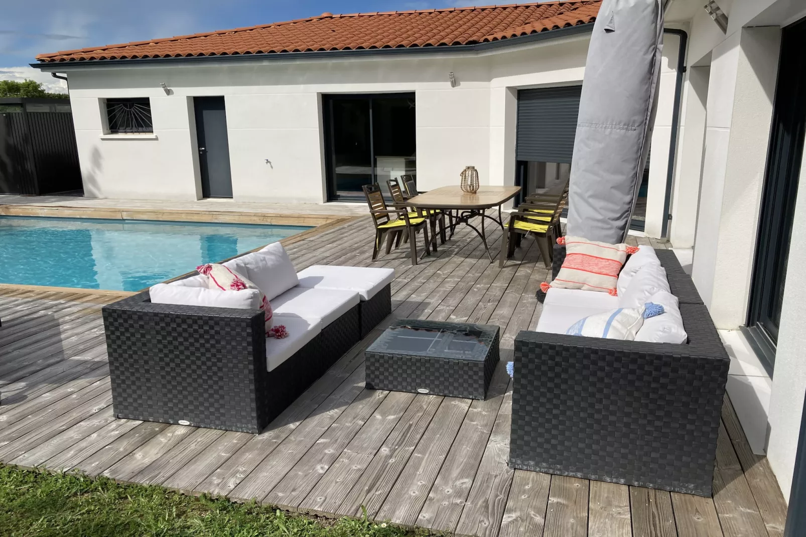 Le Coteau - 8p - Maison Familiale - Piscine/Jardin-Zwembad