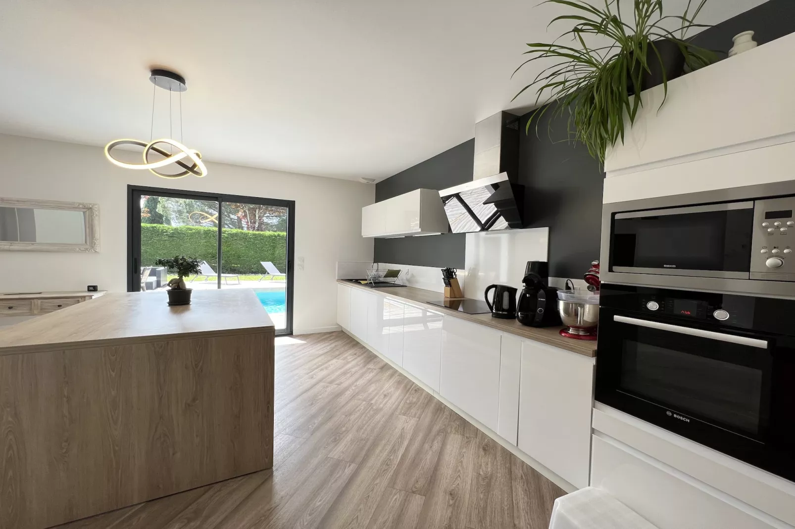 Le Coteau - 8p - Maison Familiale - Piscine/Jardin-Keuken