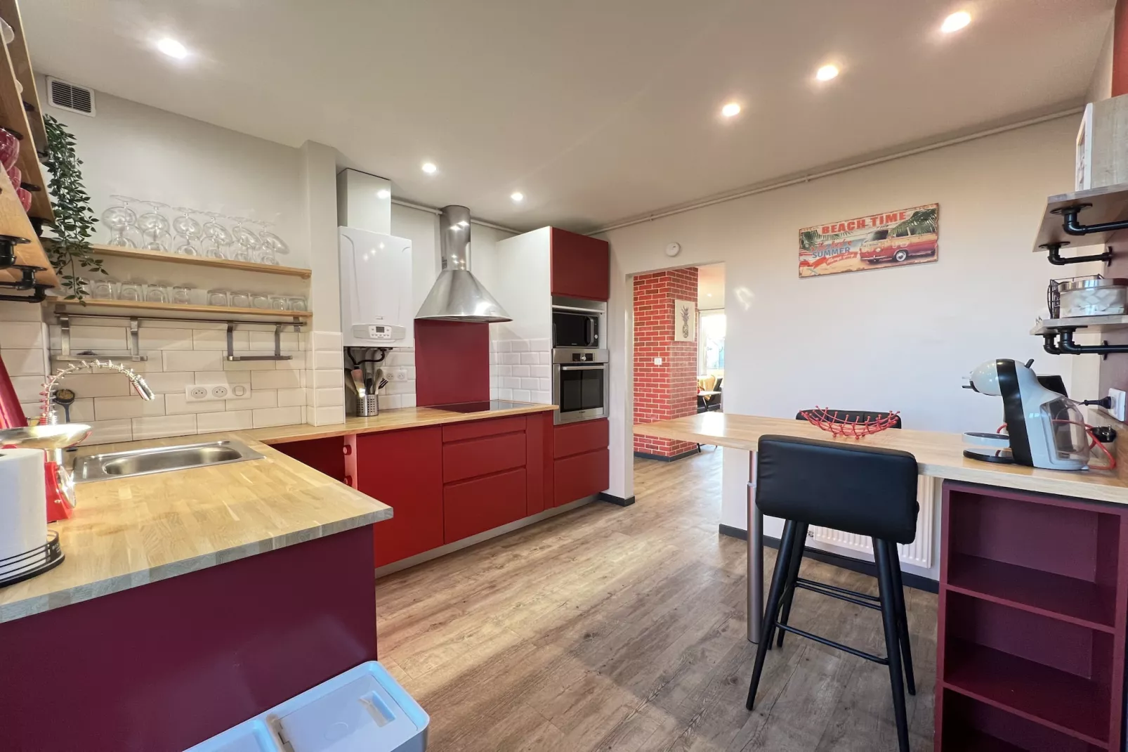 Le Floral - 2p - Lumineux & Calme - Parking/Wifi-Keuken