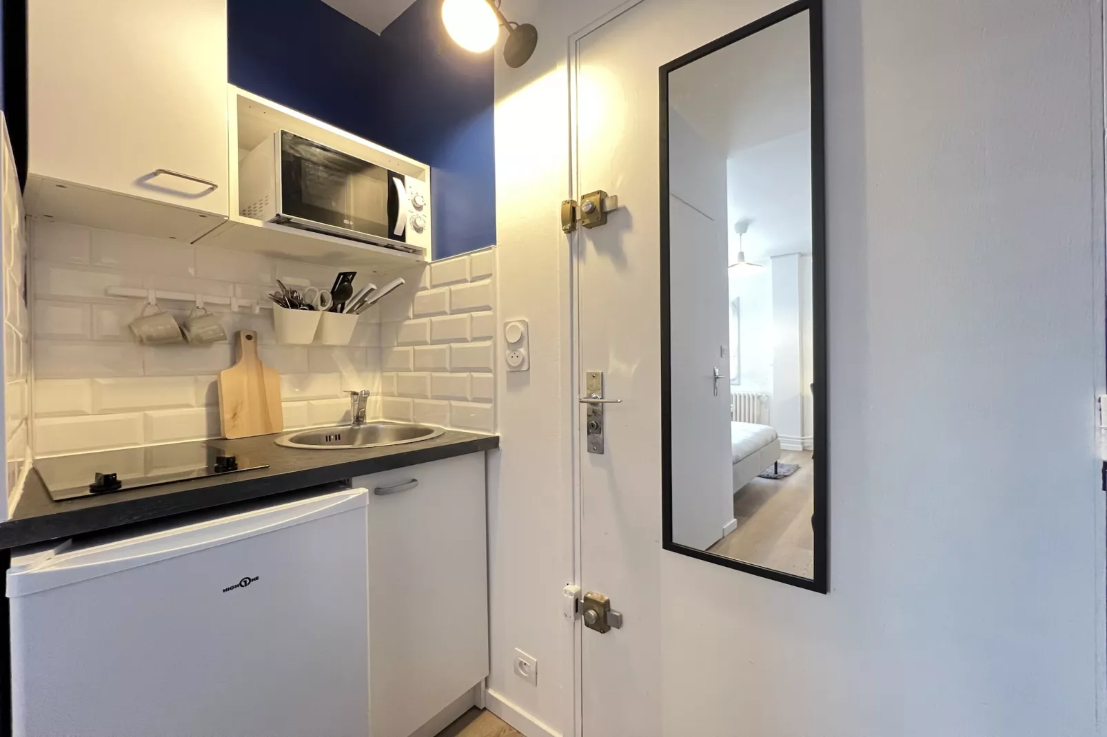 L'Azur - Studio Cozy proche tram & centre-ville-Keuken