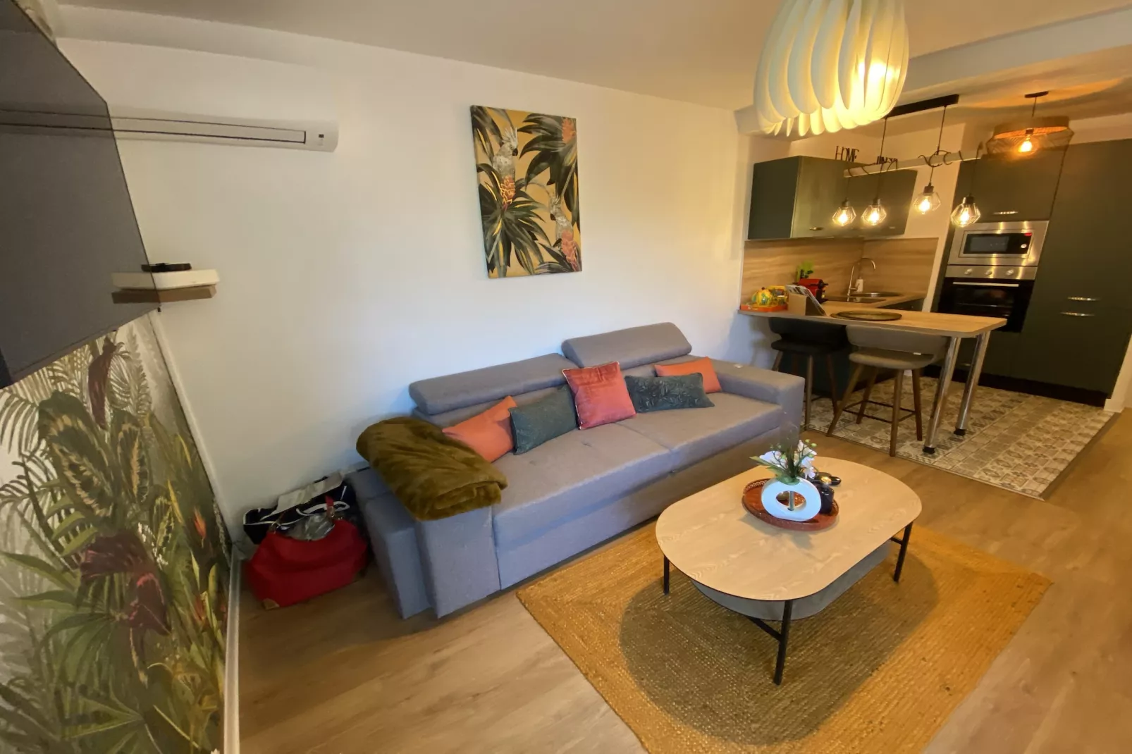 Le Jungle : T2 avec Jardin et Jacuzzi-Keuken