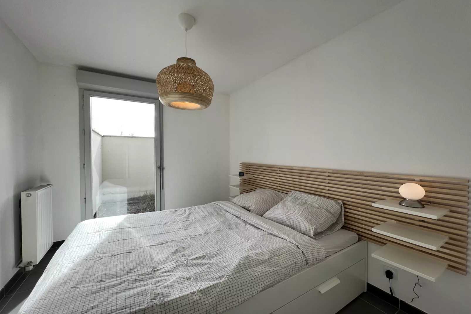 Le Quinze Sols : apt 5p - proche Aéroport & Airbus-Slaapkamer