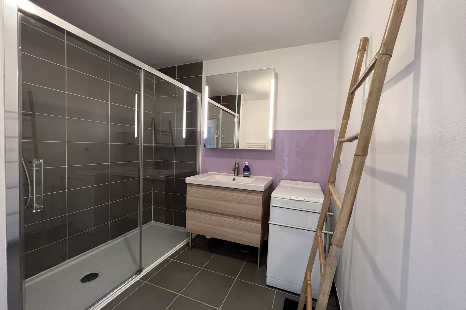 Le Quinze Sols : apt 5p - proche Aéroport & Airbus-Badkamer
