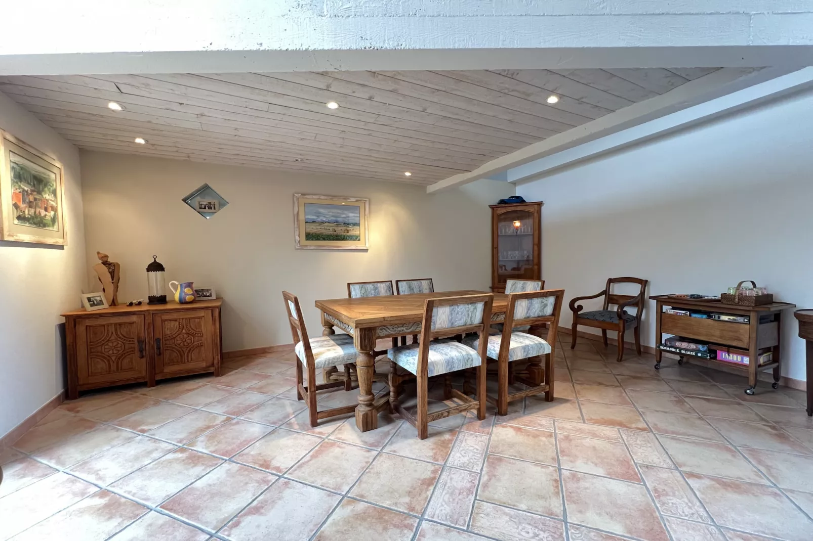 La douceur - 8p - Maison Familiale avec Jardin-Eetkamer