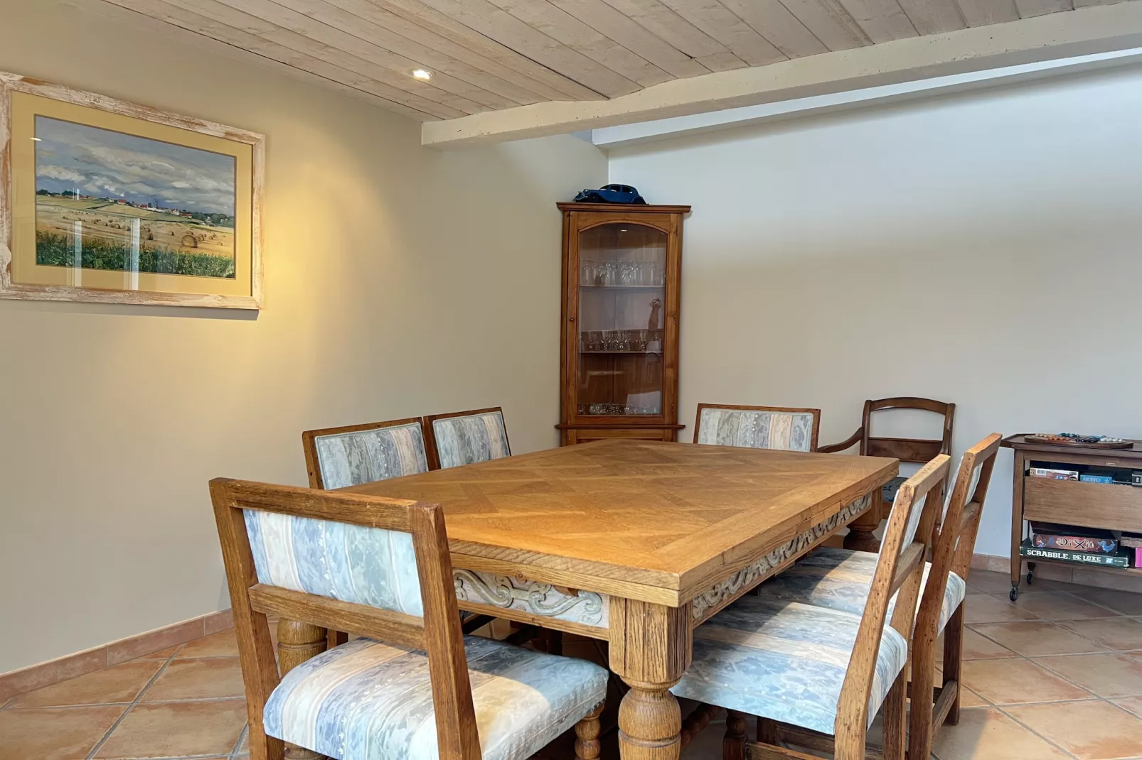 La douceur - 8p - Maison Familiale avec Jardin-Eetkamer