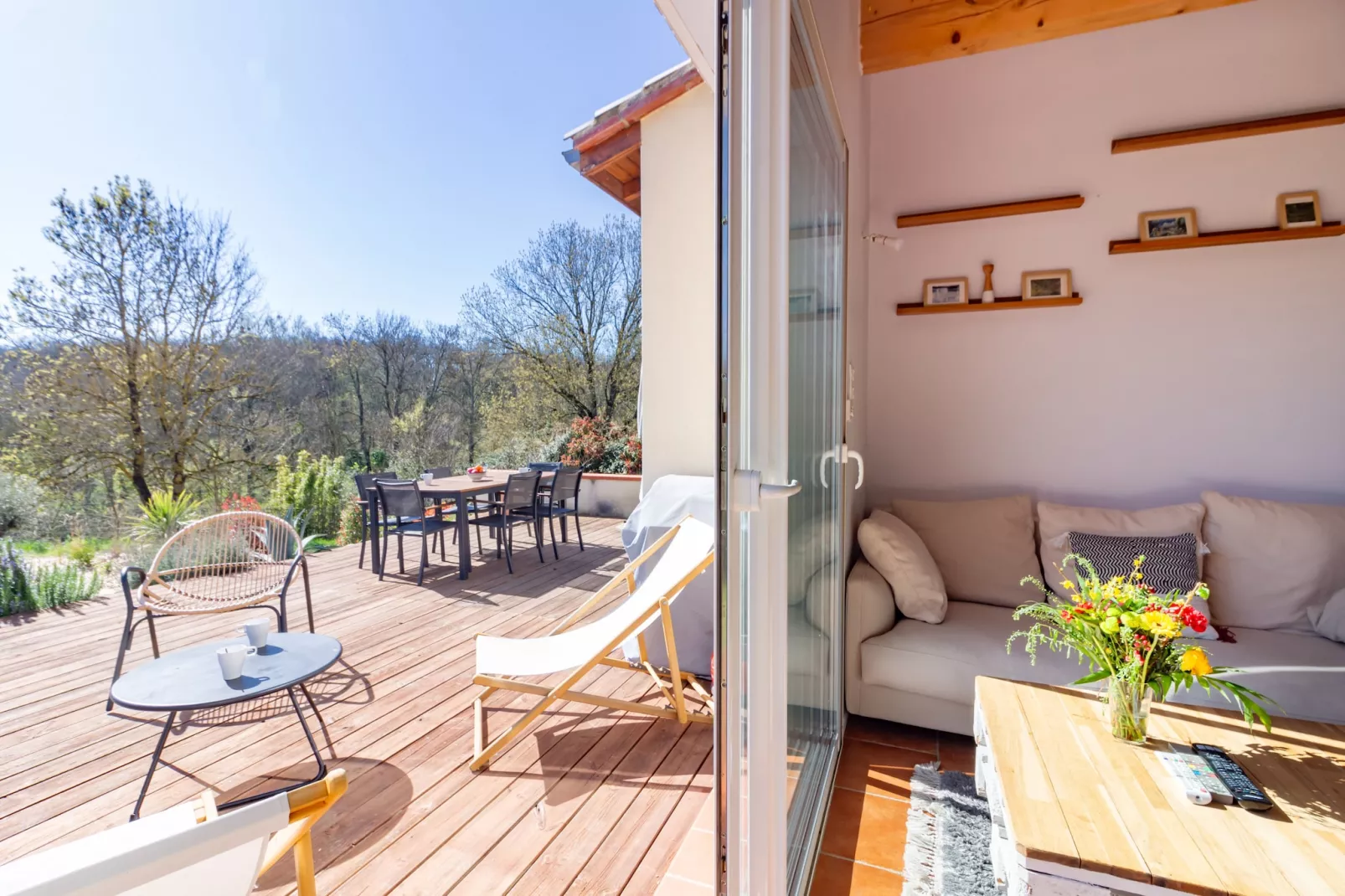 La Tendresse - Maison Familliale avec Piscine-Terrasbalkon