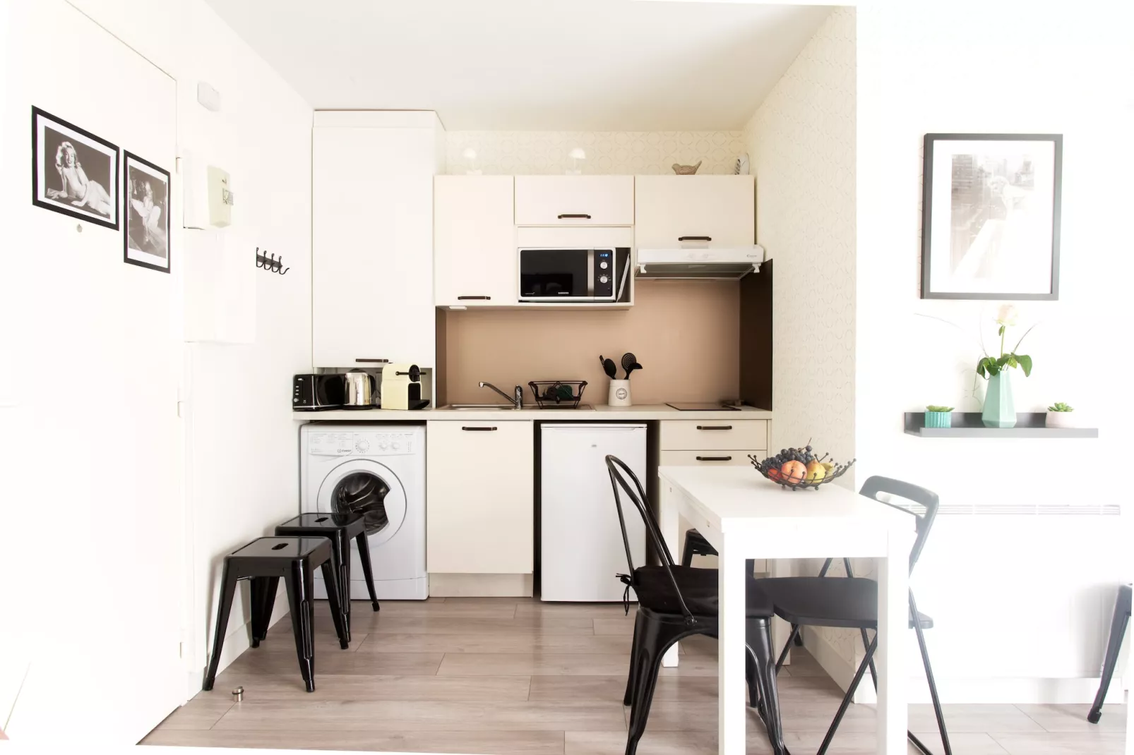 Marylin - Studio chic et calme proche Airbus aérop-Keuken