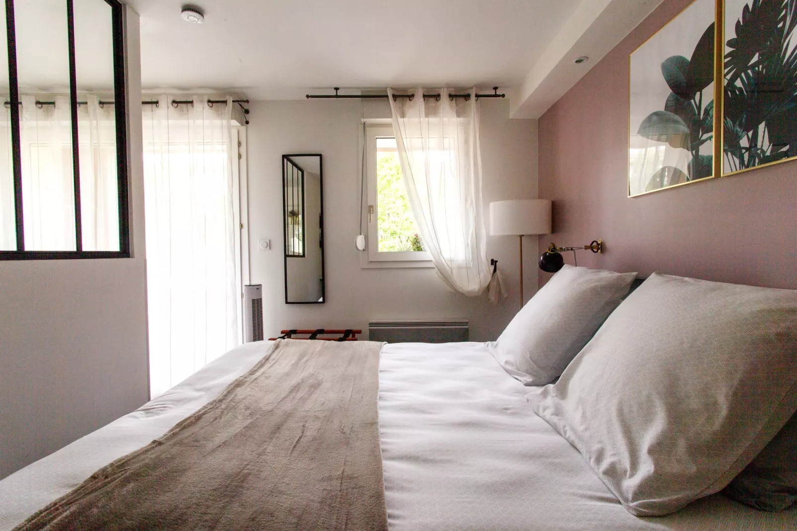 Marylin - Studio chic et calme proche Airbus aérop-Slaapkamer