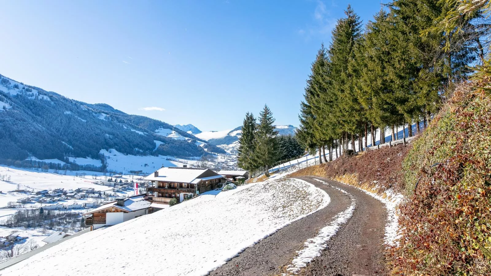 Sonnenhütte unten-Uitzicht winter