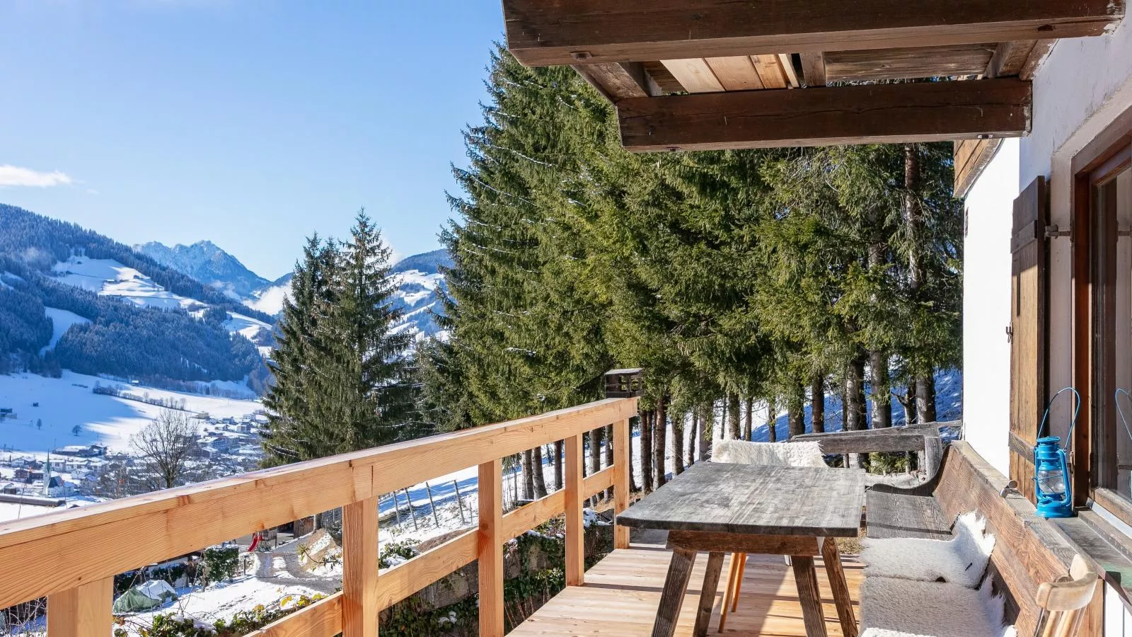 Sonnenhütte oben-Terrasbalkon