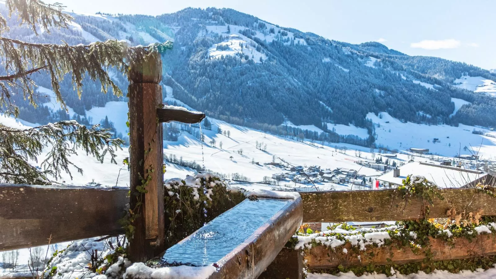 Sonnenhütte oben-Uitzicht winter