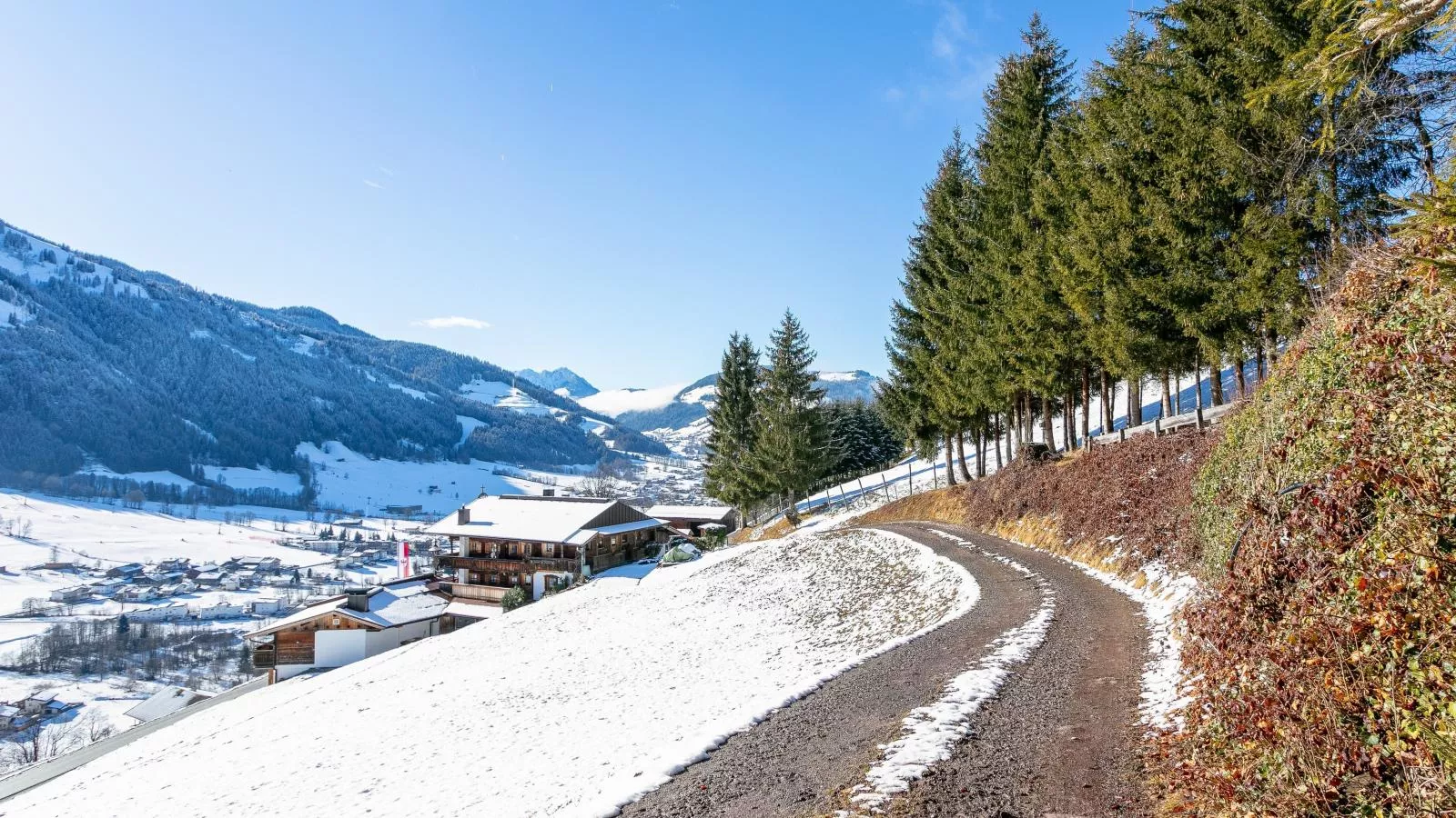 Sonnenhütte-Uitzicht winter