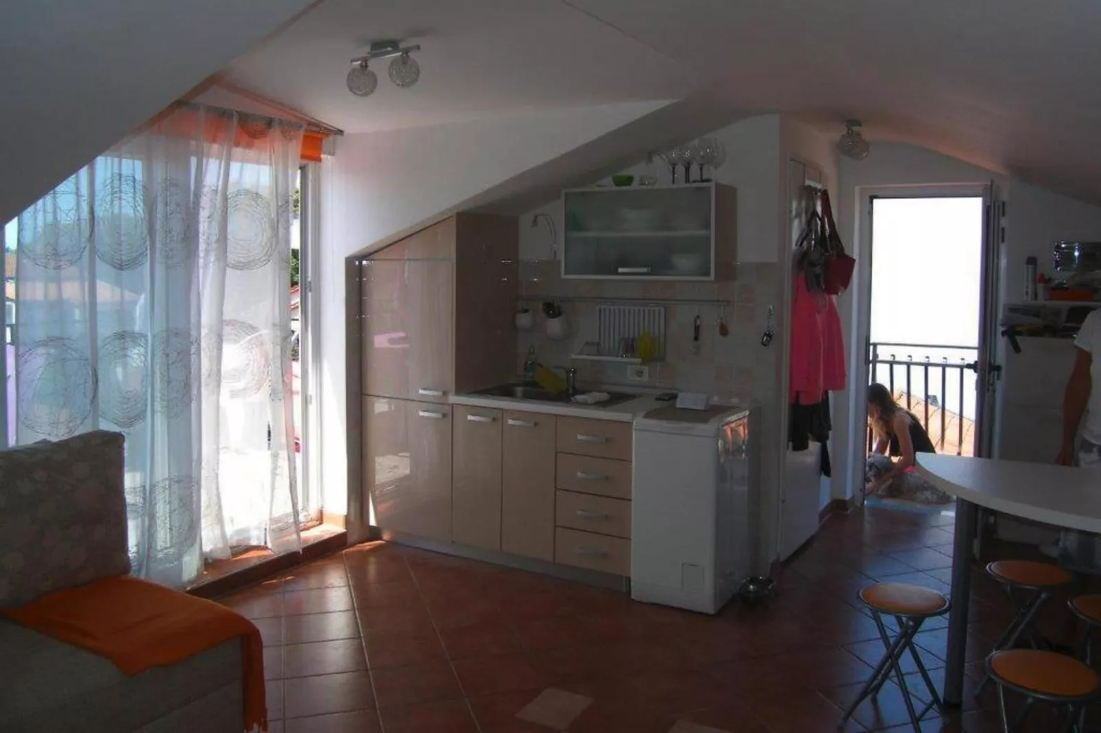 Ferienwohnung bi uns to Hus Tönning-Woonkamer
