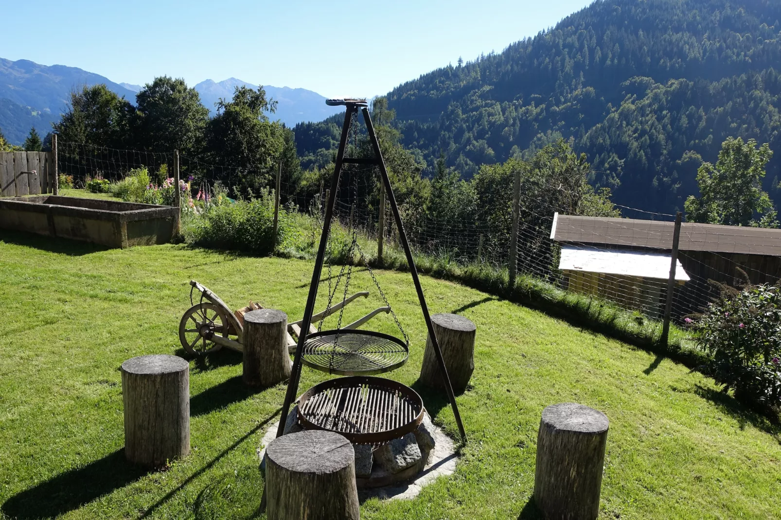 Roßweid Huette-Tuinen zomer