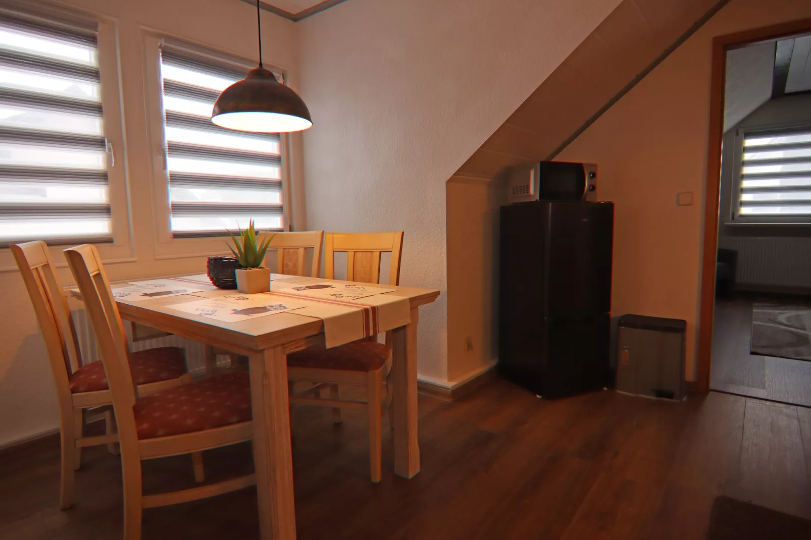 Ferienwohnung Kranichring-Eetkamer