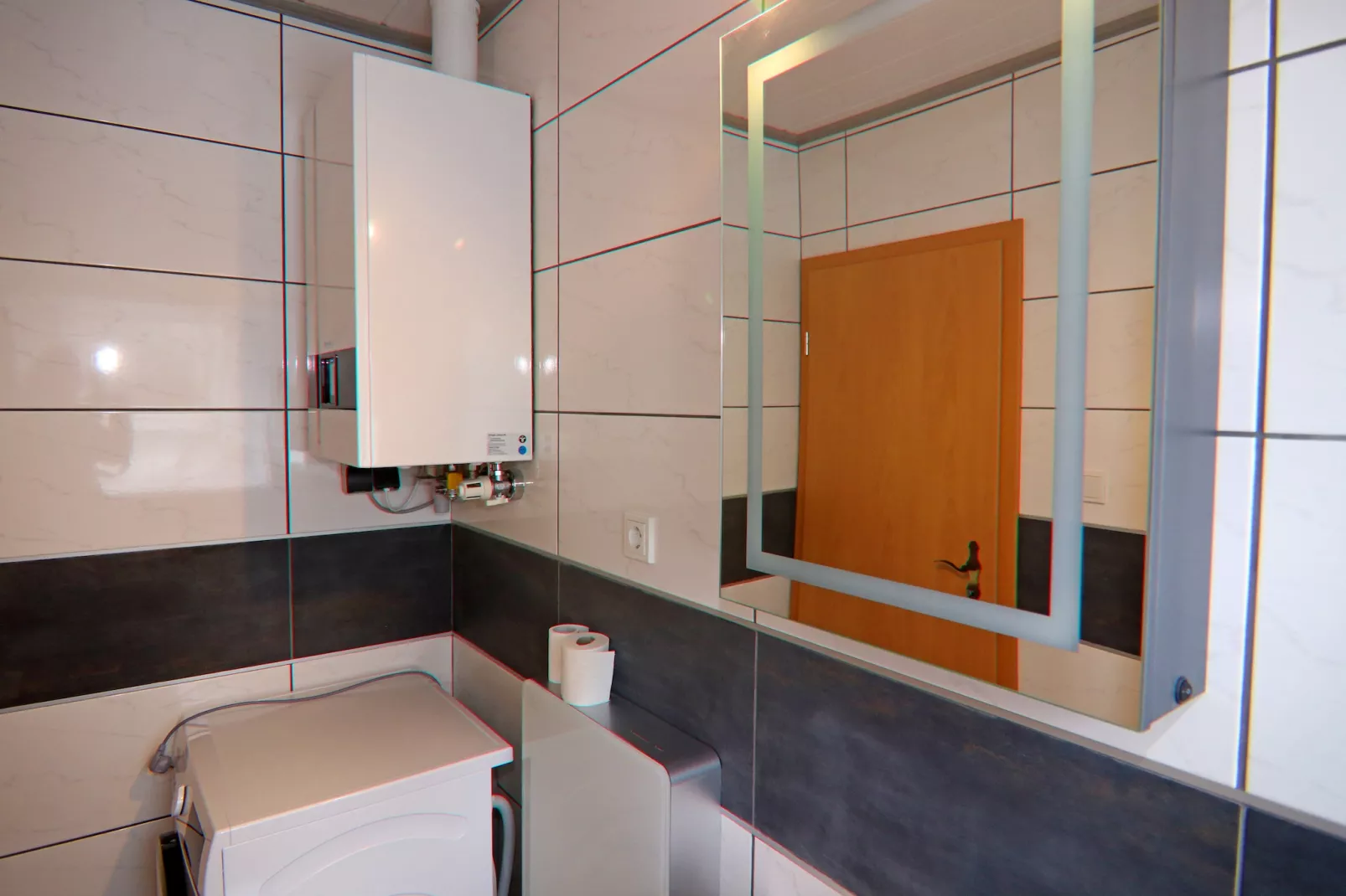 Ferienwohnung Kranichring-Badkamer