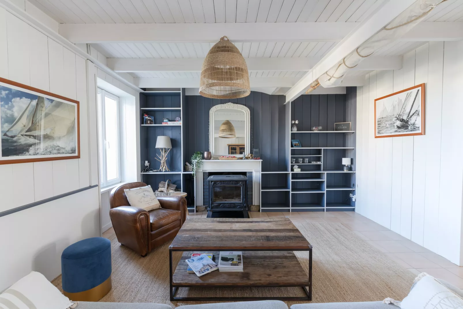 TY STREJOU - Portsall-Woonkamer