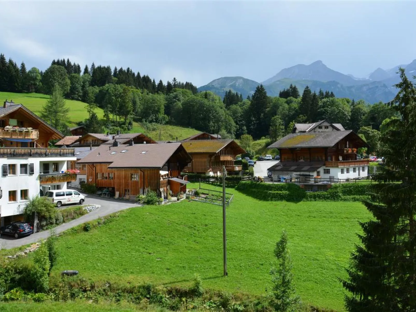 Marmotte, Chalet-Buiten
