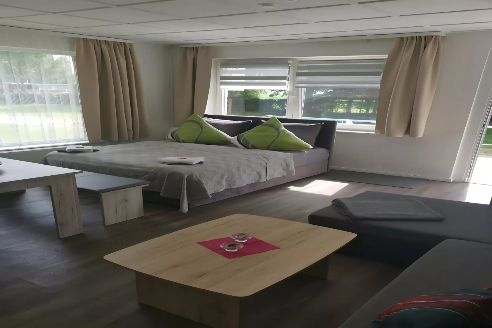 Ferienwohnung am Goldberger See-Slaapkamer
