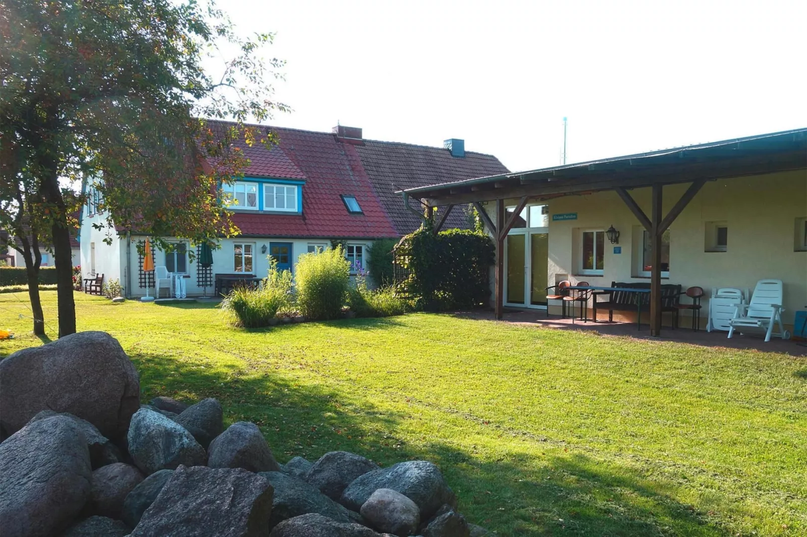 Erdgeschoss 80 qm-Terrasbalkon