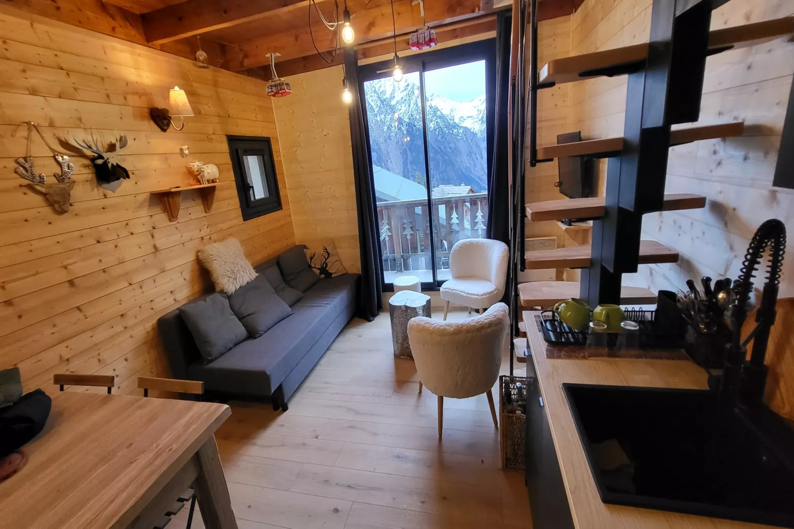 Balcons de Venosc N°B21 - ST4-Woonkamer