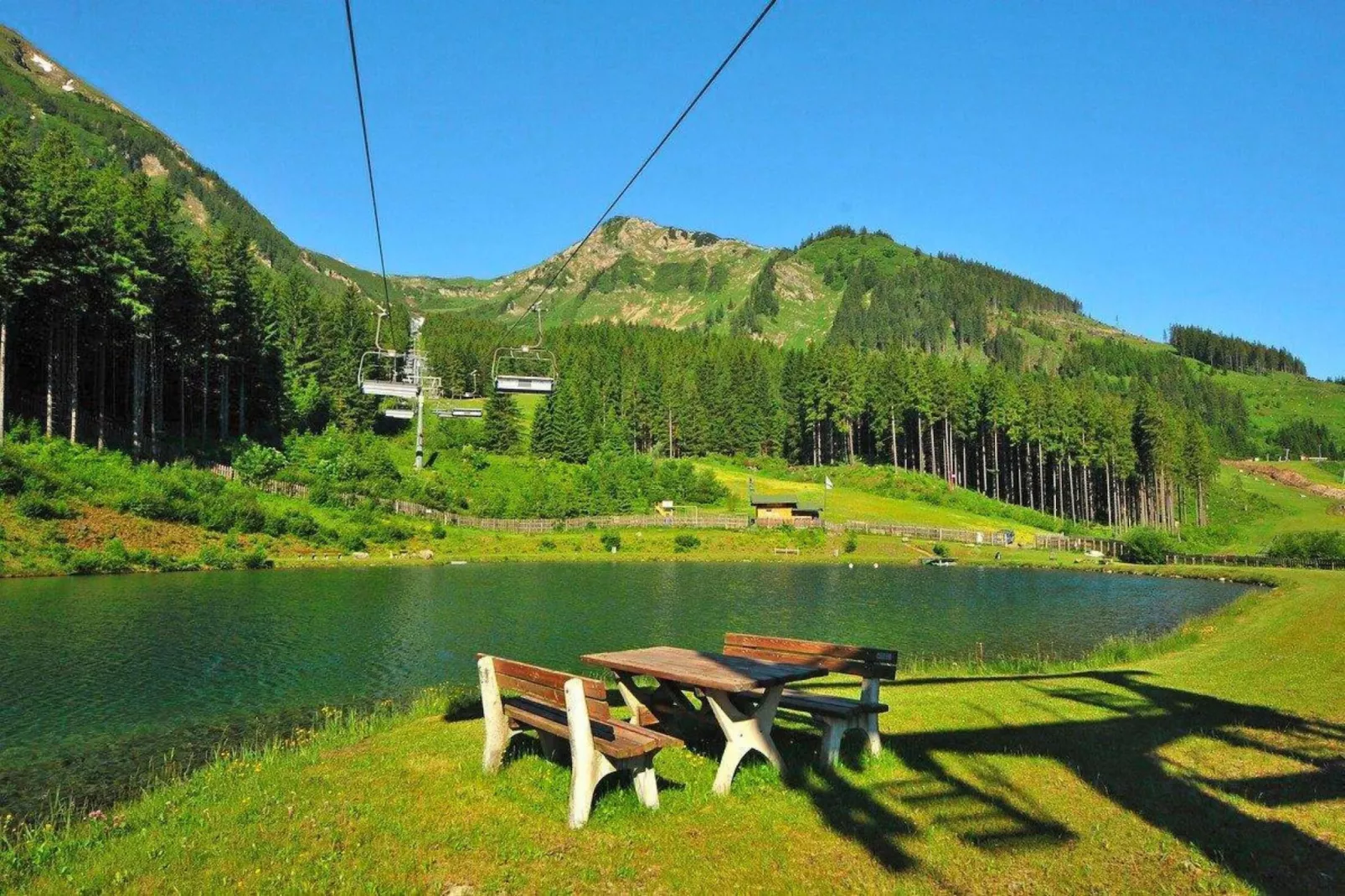 Hüttendorf Präbichl-Gebieden zomer 5km