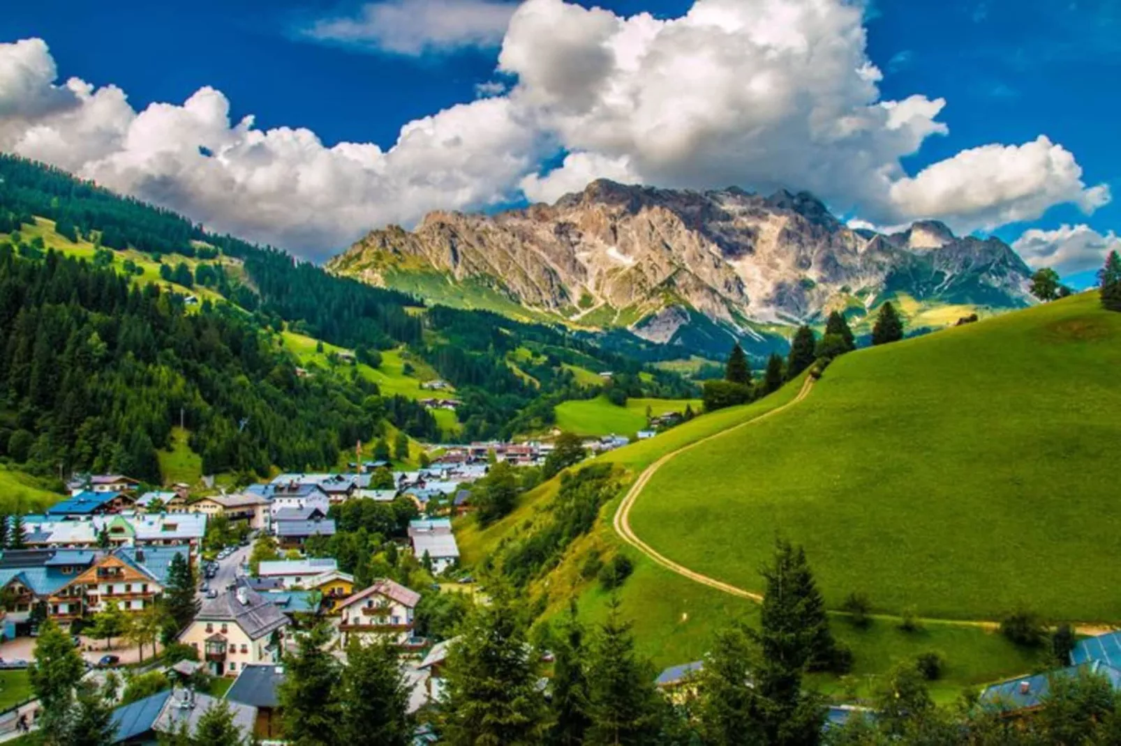 Landhaus Salzburg-Gebieden zomer 20km