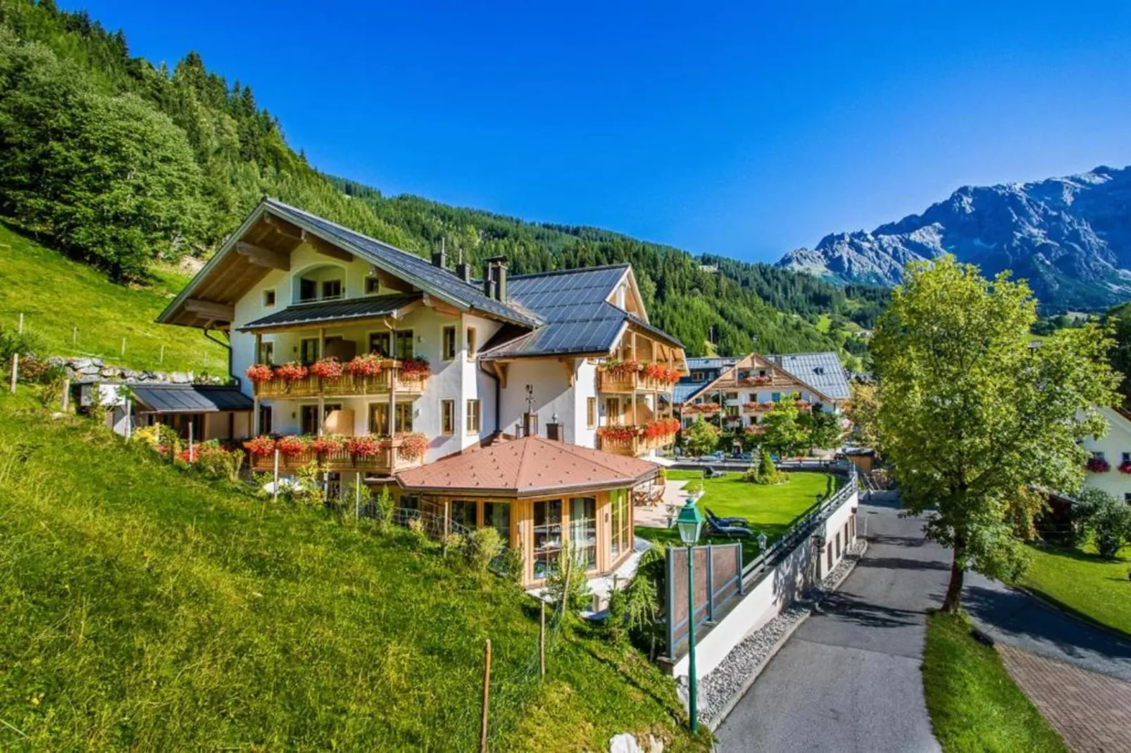 Landhaus Salzburg-Gebieden zomer 5km