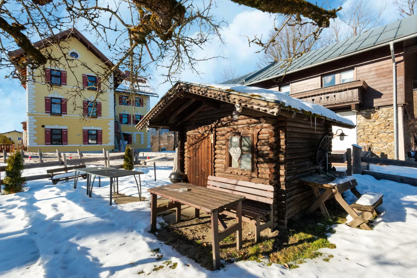 Haus Pichl-Gebied winter 1km