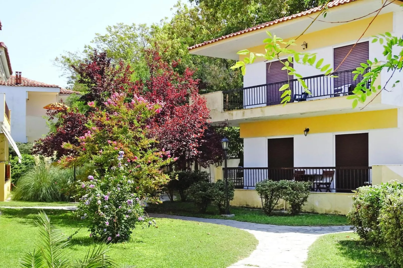 Apartments Ioli, Fourka-1 bedroom-Buitenkant zomer