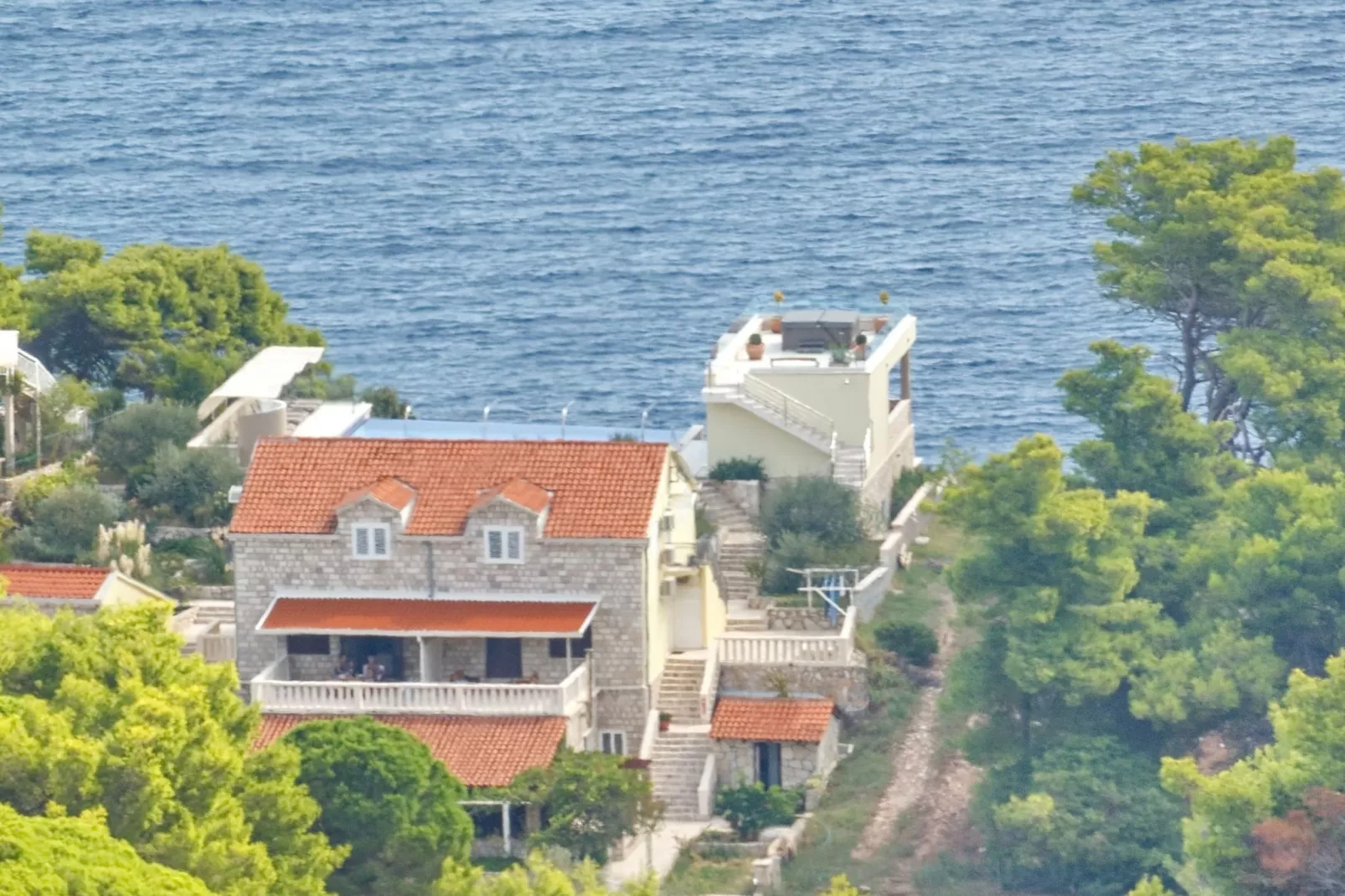 Villa Mirosa-Comfort Triple Room with Balcony and Sea View ( 6 )-Uitzicht