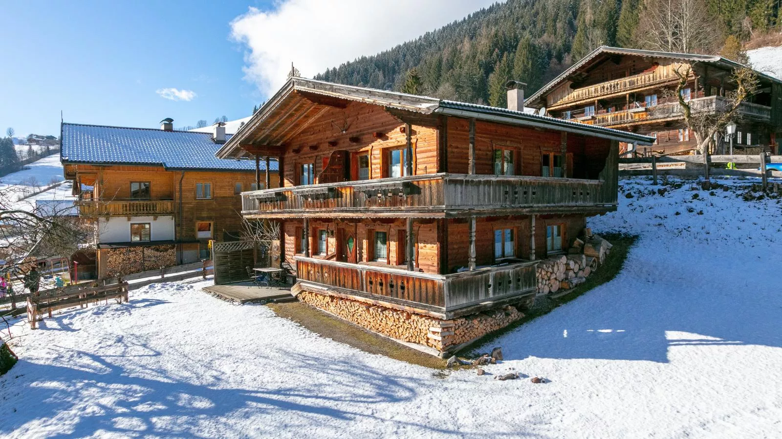 Huberhof-Exterieur winter