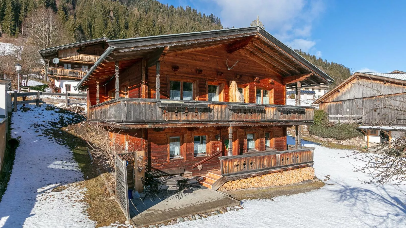 Huberhof-Exterieur winter