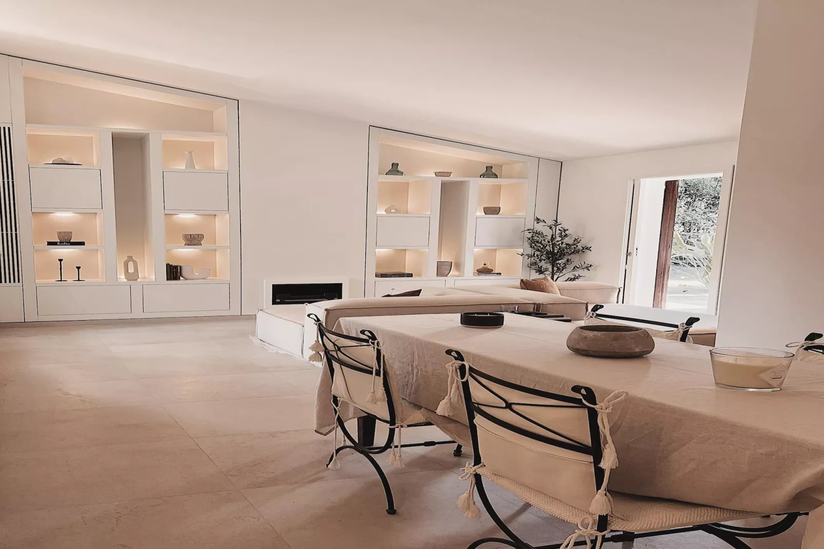 Villa Marella in Catellaneta-Woonkamer
