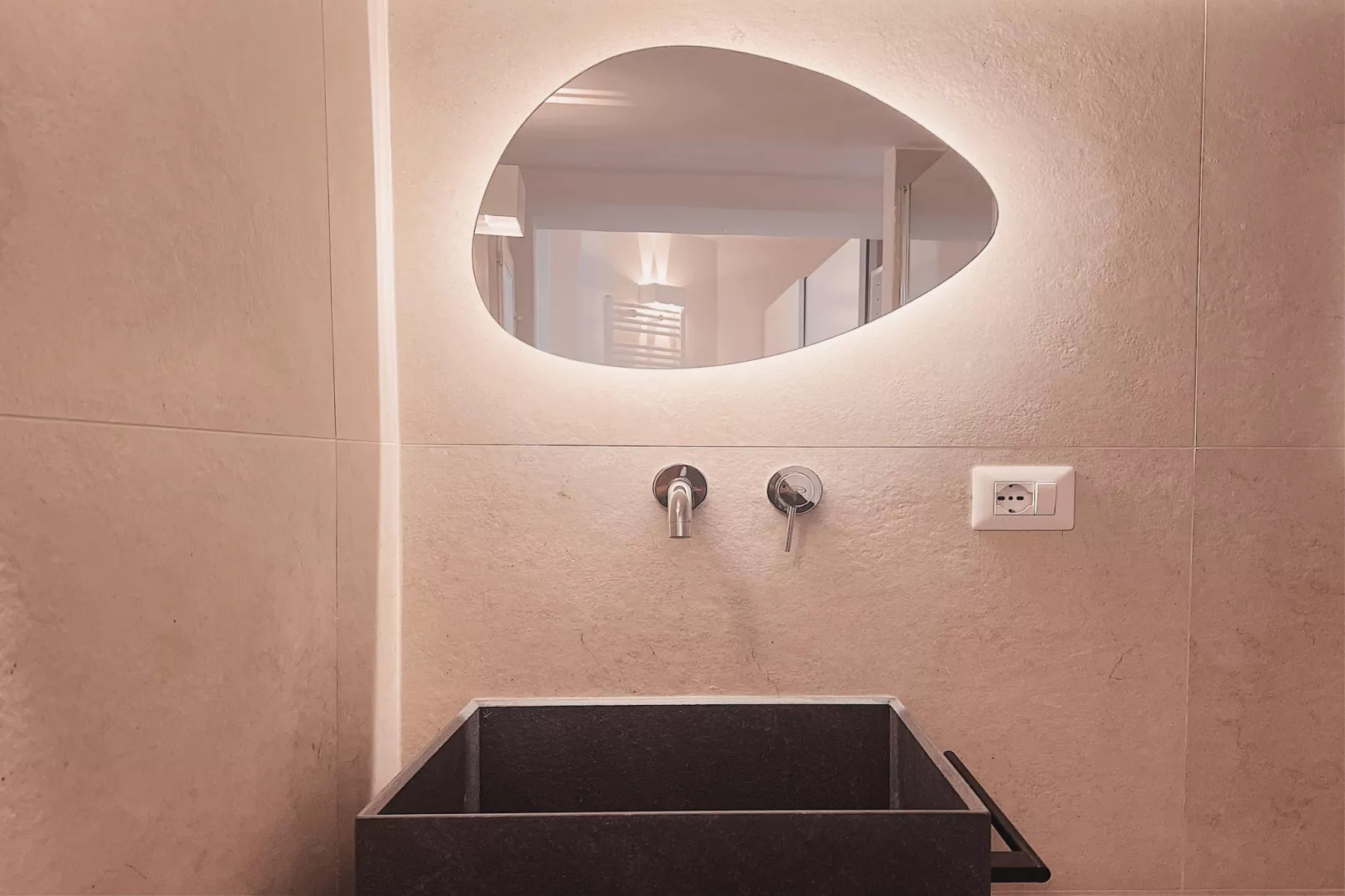 Villa Marella in Catellaneta-Badkamer