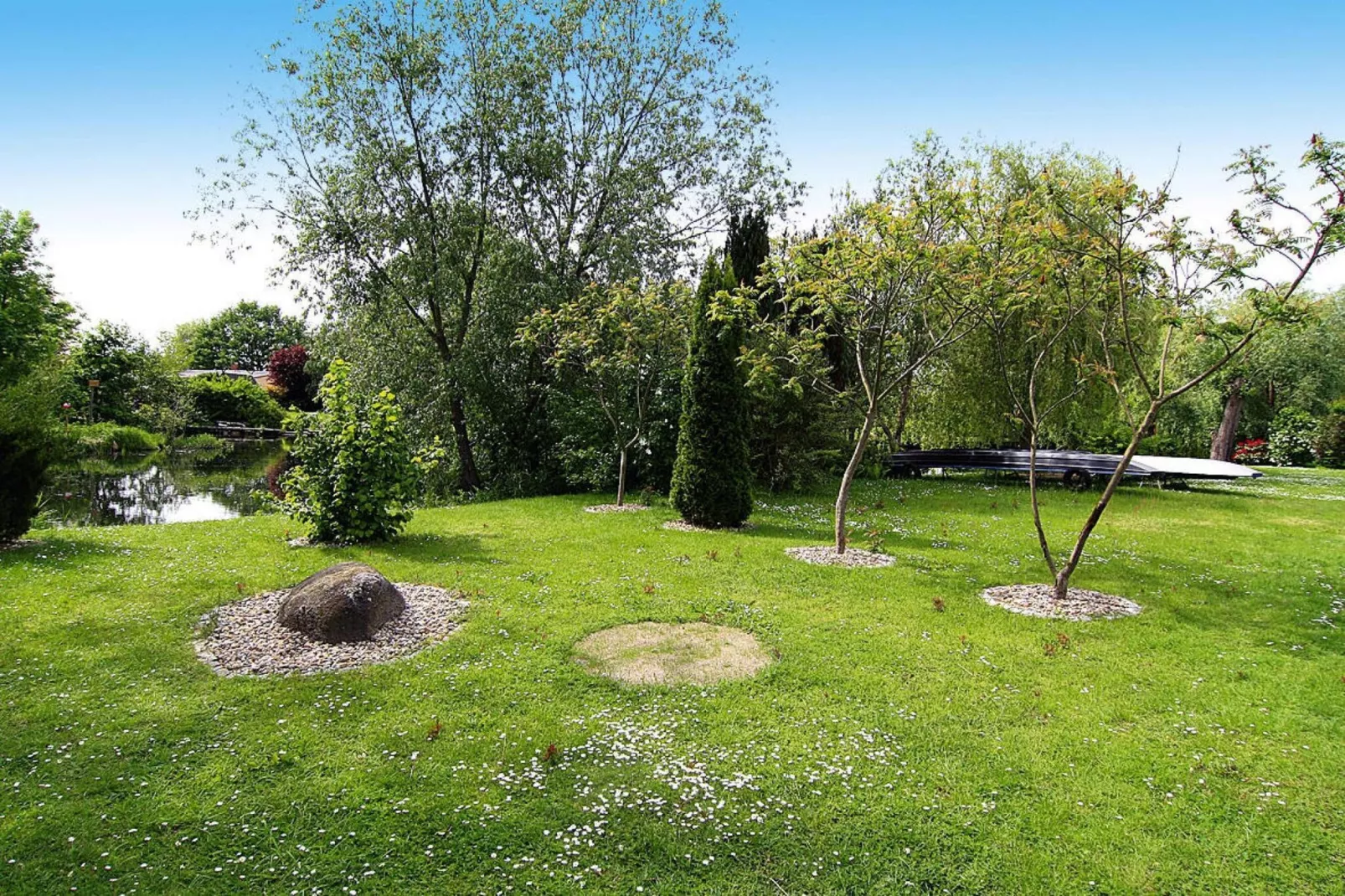 Ferienhaus Spreeblick-Uitzicht zomer