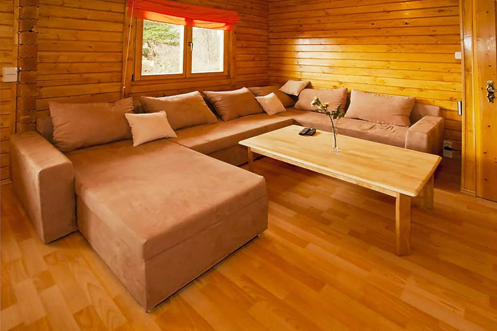 Blockhaus III-Woonkamer