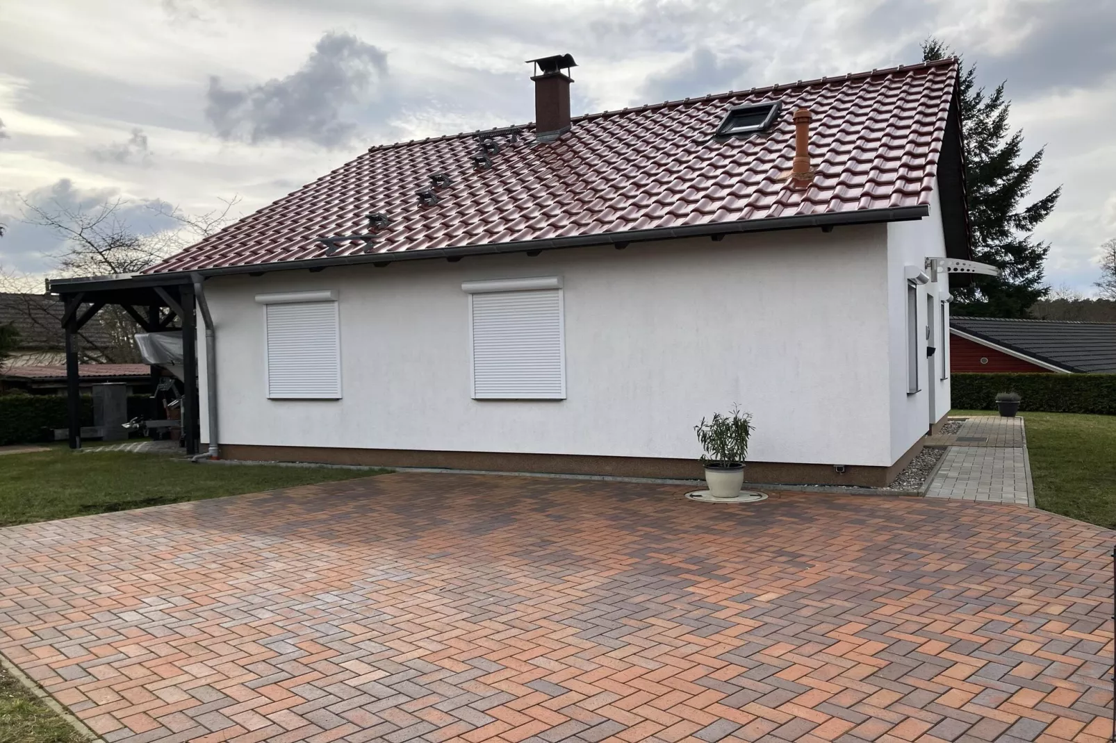Ferienhaus Wildgans 62 qm-Uitzicht zomer