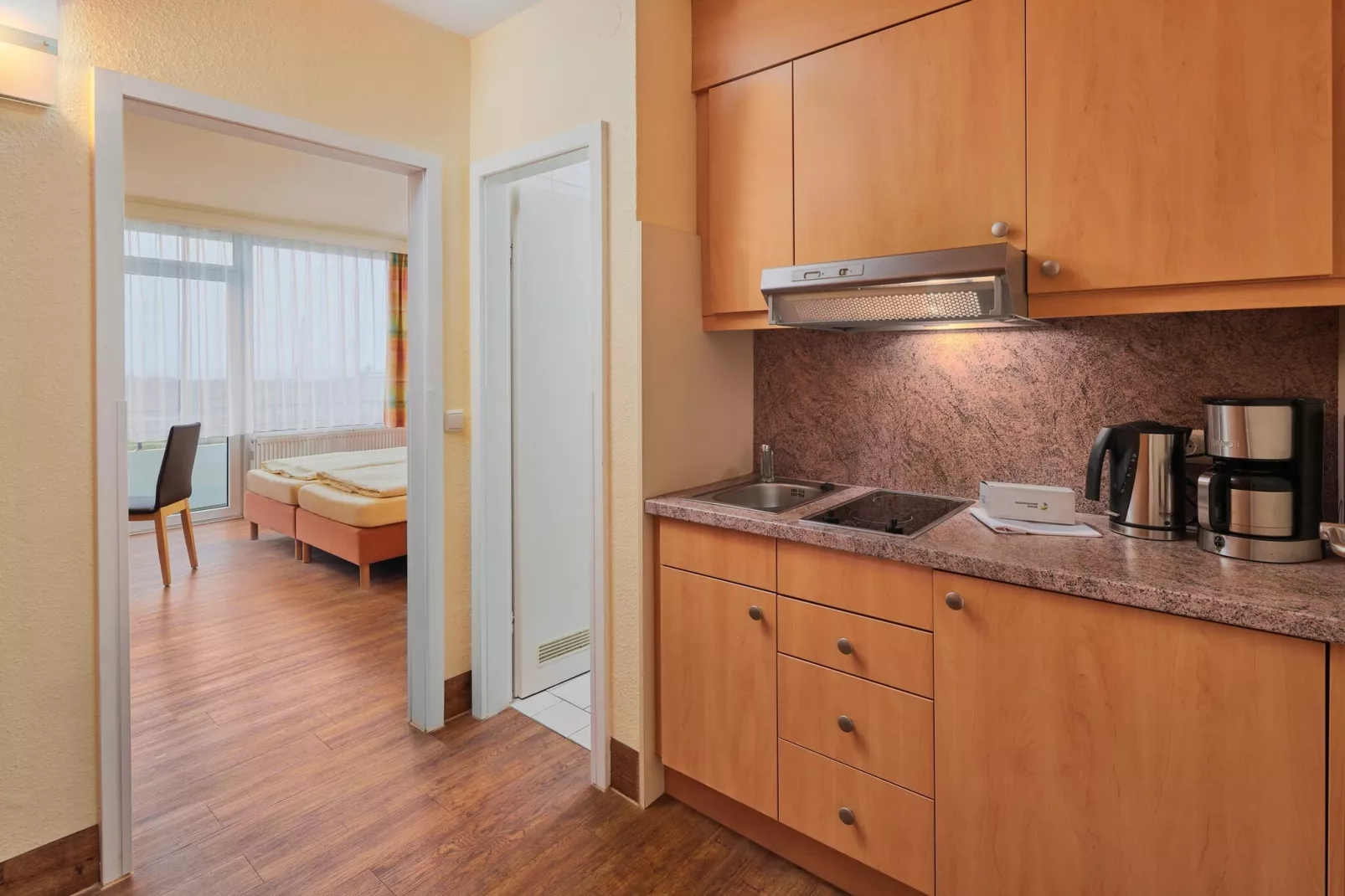 1-Zimmer-Apartment "An der Düne" 32qm-Keuken