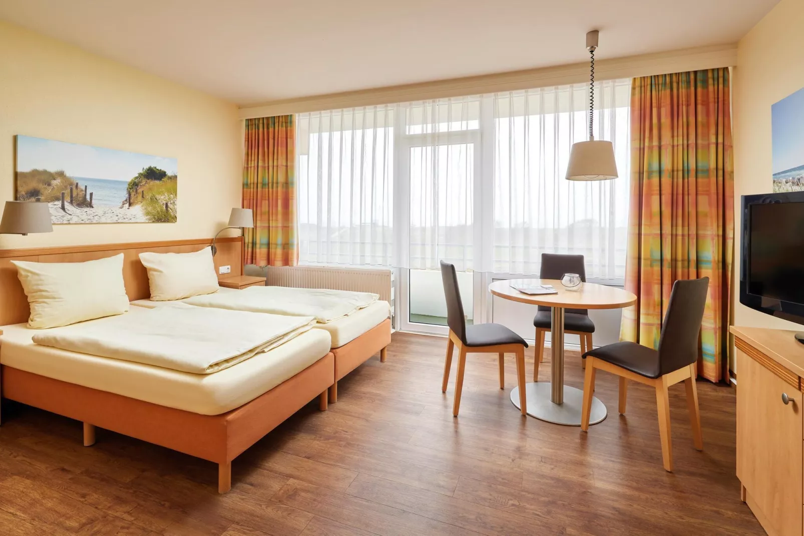 1-Zimmer-Apartment "An der Düne" 32qm-Slaapkamer