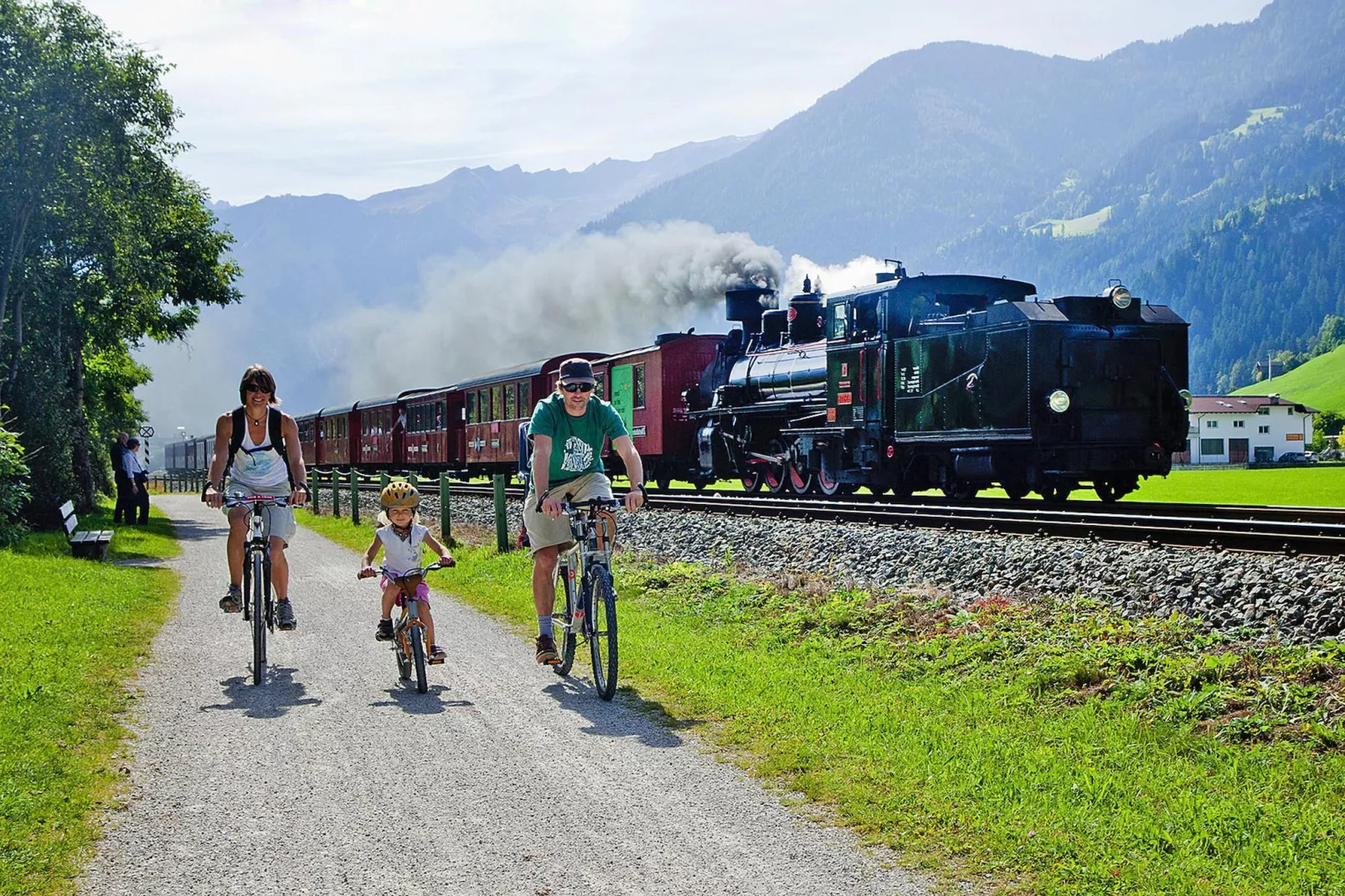 Haus Steinberger Fügen-Gebieden zomer 1km