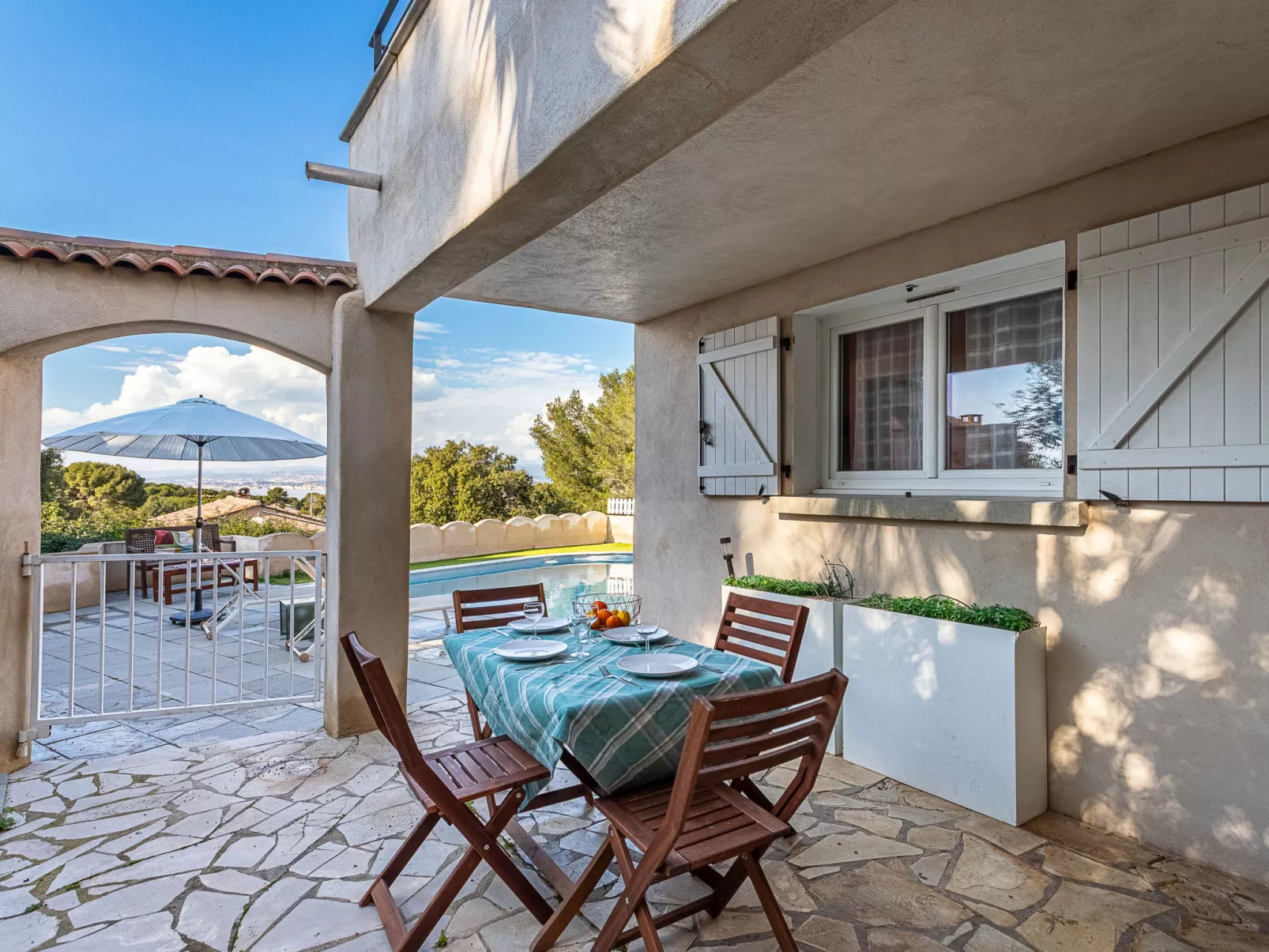 Appartement Bleu Azur-Buiten