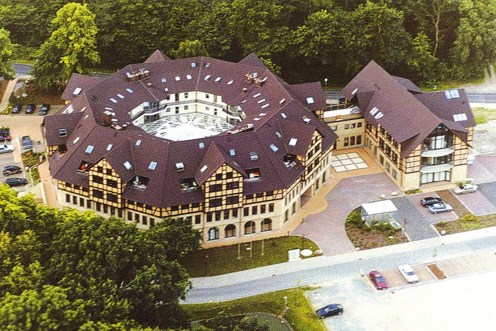 Residence Park am Schweriner See / 2-Raum-App im 2 Stock 60 qm-Uitzicht zomer
