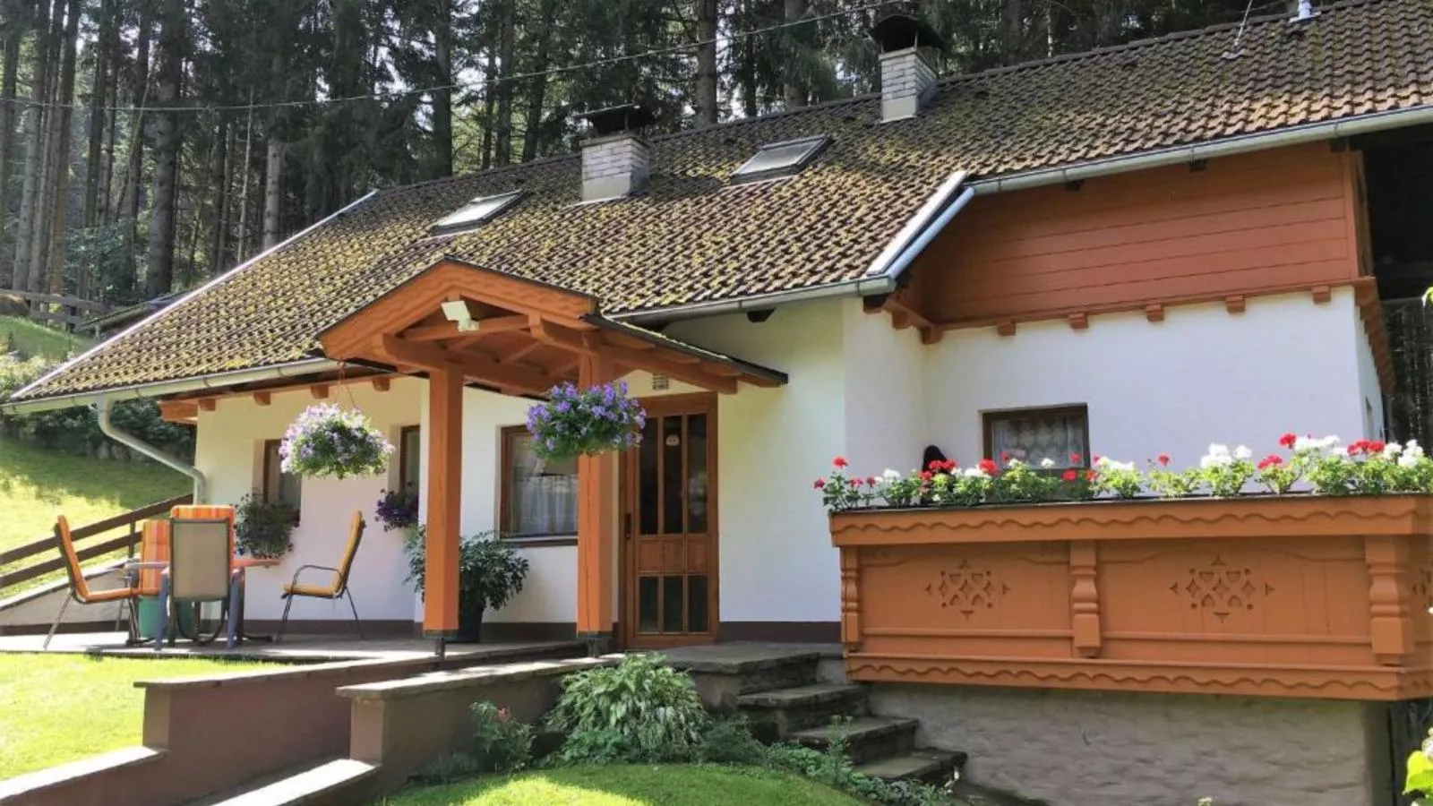 Landhaus Rangersdorf-Buitenkant zomer
