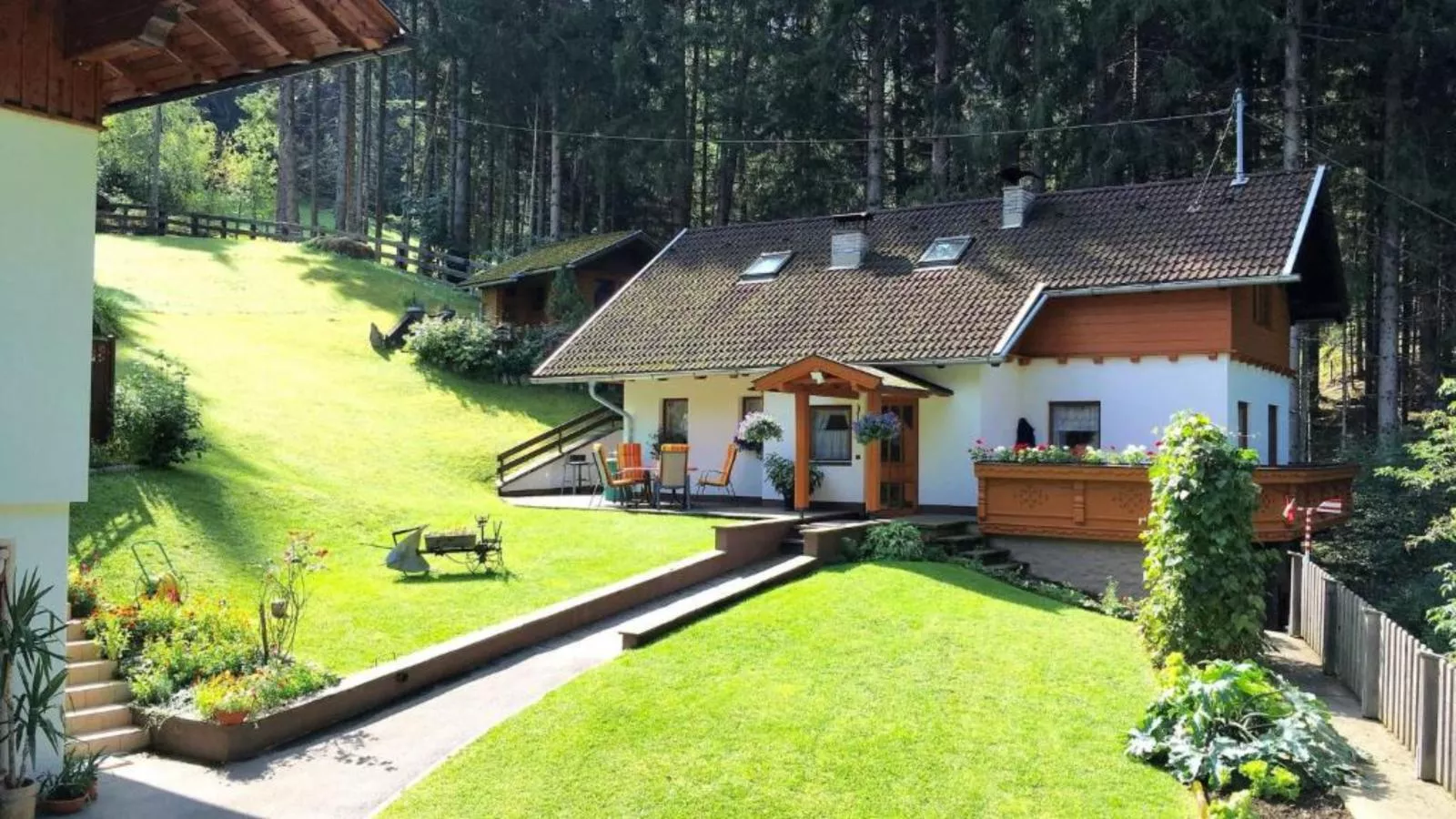 Landhaus Rangersdorf-Buitenkant zomer