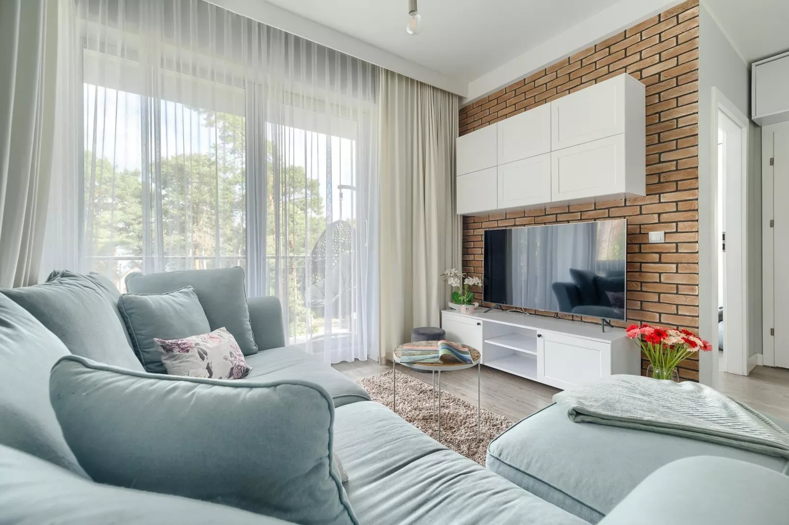 Apartament 4-osobowy Grunwaldzka 12C-21 Pobierowo-Woonkamer